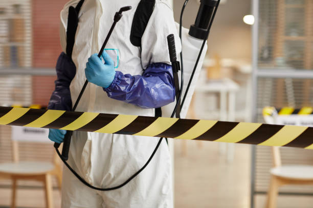 Professional Trauma Scene Cleanup technician working in Flanders, NJ